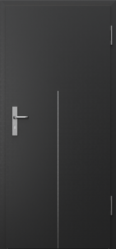 Technical doors INNOVO 37 dB  CPL HQ 0.2 veneer ***** Black