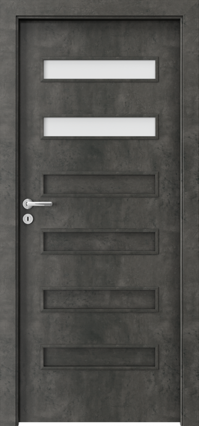 Interior doors Porta FIT F.2 CPL HQ 0.2 veneer ***** Concrete Dark