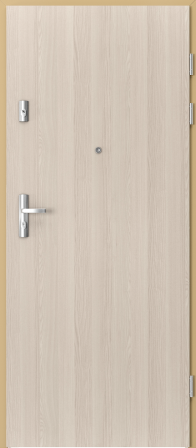 Uși de interior pentru intrare în apartament GRANIT plină Laminate CPL HQ 0,7 Nuc alb