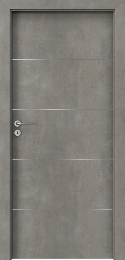 Interior doors Porta LINE E.1 CPL HQ 0.2 veneer ***** Concrete Light