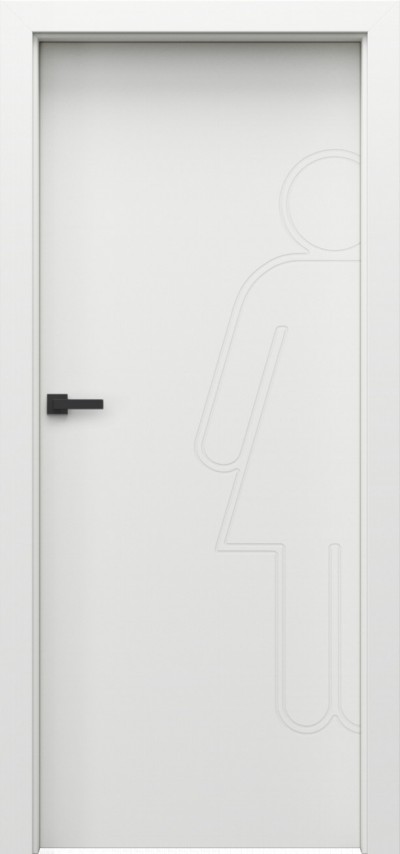 Interiérové dveře MINIMAX model 5 Lak Standard *** Bílá