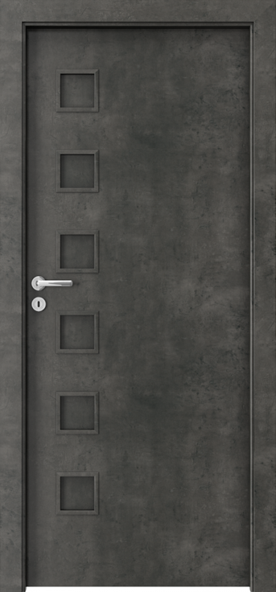 Beltéri ajtók Porta FIT A.0 CPL HQ 0.2 laminát ***** Sötét Beton