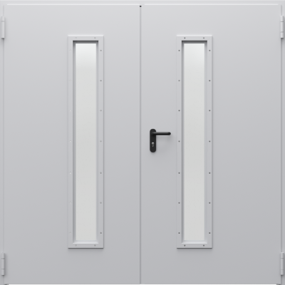 Technical doors Steel EI 30 double  Premium polyester paint ***** Grey