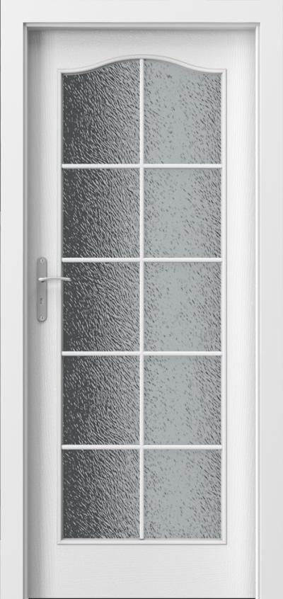 Interior doors LONDON Duży Szpros Standard paint *** White