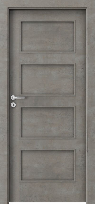 Drzwi wewnętrzne Porta FIT H.0 Okleina CPL HQ 0,2 ***** Beton jasny