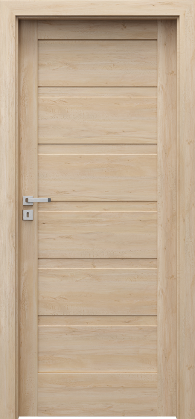 Drzwi wewnętrzne Porta VERTE HOME, H H.0 Okleina Portaperfect 3D **** Buk Skandynawski