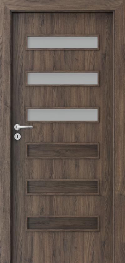 Interior doors Porta FIT F.3 Portasynchro 3D veneer *** Scarlet Oak