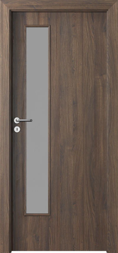 Interior doors Porta DECOR Narrow light Portasynchro 3D veneer *** Scarlet Oak