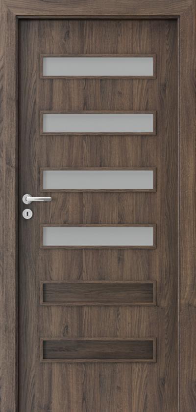 Interior doors Porta FIT F.4 Portasynchro 3D veneer *** Scarlet Oak