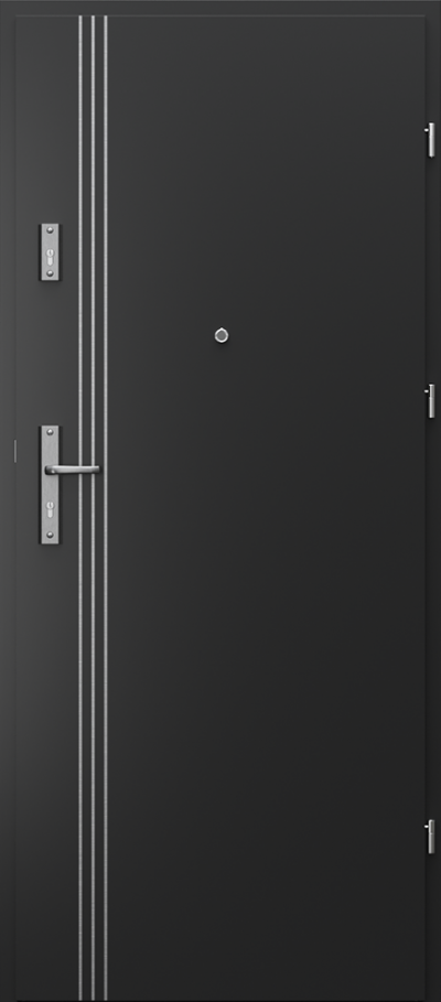 Drzwi wejściowe do mieszkania OPAL RC2 intarsje 3