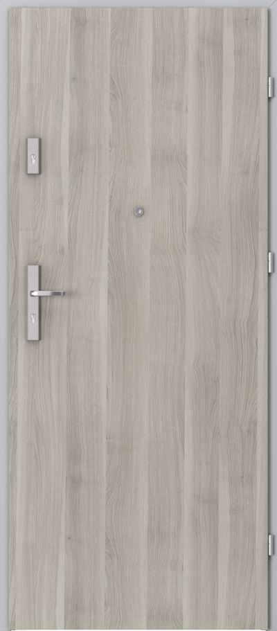 Uși de interior pentru intrare în apartament AGAT Plus plină Finisaj Portasynchro 3D *** Acacia argintiu