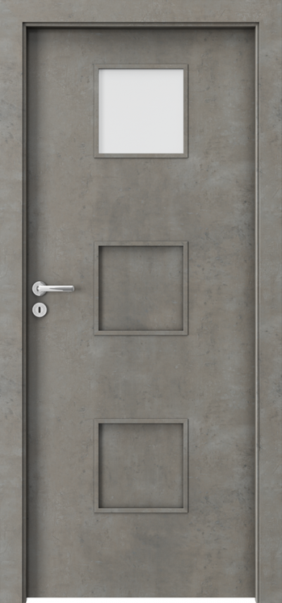 Interiérové dveře Porta FIT C.1 Laminát CPL HQ 0,2 ***** Beton Světlý