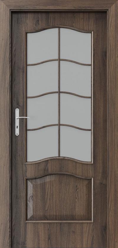 Beltéri ajtók Porta NOVA 7.4 Portasynchro 3D fólia  *** Skarlátvörös Tölgy