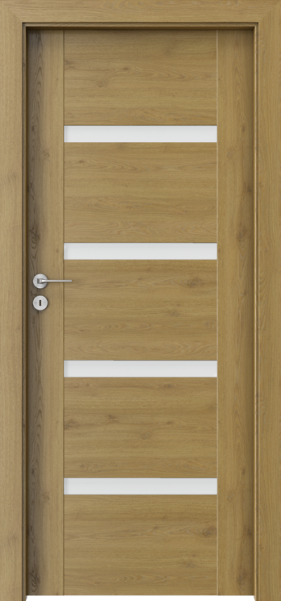 Interior doors Porta INSPIRE C.4 Portaperfect 3D veneer **** Natural Oak