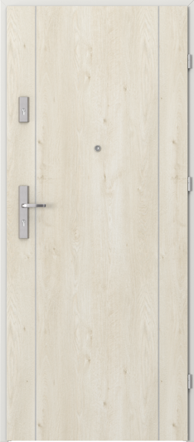 Uși de interior pentru intrare în apartament OPAL Plus inserții 1 Finisaj Portaperfect 3D **** Stejar Scandinav