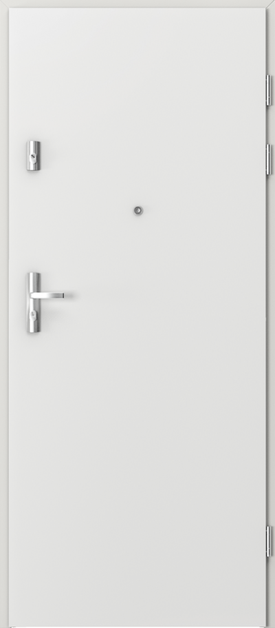 Drzwi wejściowe do mieszkania GRANIT pełne Okleina CPL HQ 0,2 ***** Biały