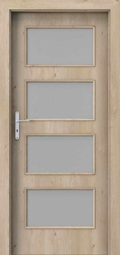 Interiérové dveře Porta NOVA 5.5 Fólie Portaperfect 3D **** Dub Klasický
