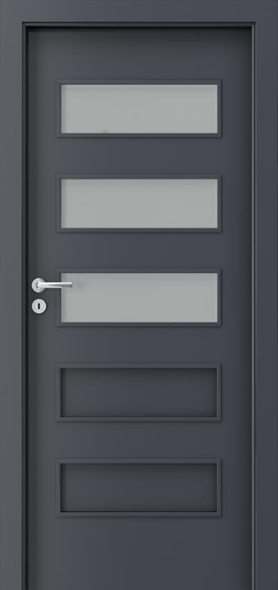 Interiérové dvere Porta FIT
 G.3 Laminát CPL HQ 0,2 *****
 Antracit HPL CPL
