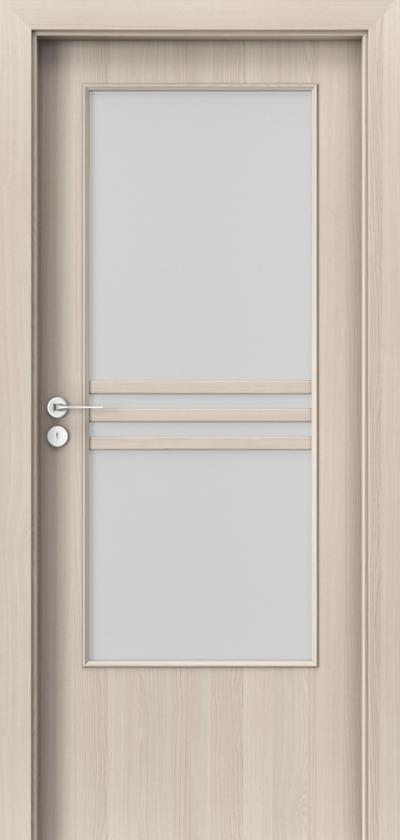 Innenraumtüren Porta STYLE 3 Beschichtung Portadecor *** Nußbaum Weiß